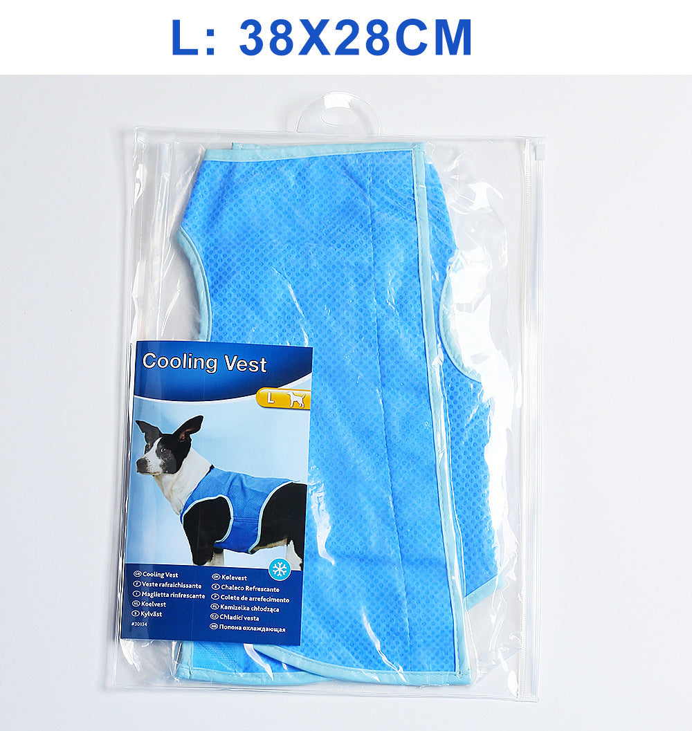 JMT-225930 Cooling PVA Vest for Pets - Reusable Summer Apparel for Dogs and Cats