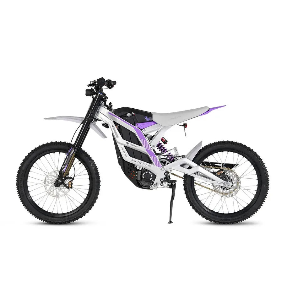 JMT-225930 High-Performance 10000W Full Suspension Electric Dirt Bike with Fat Tires for Long Range Adventures , Top Speed 27.9 mph