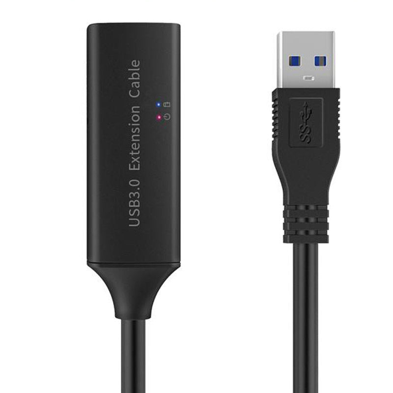 JMT-226186 USB 3.0 Male to Female Extension Cable - High-Speed Data Transmission, Available in 5m, 10m, 15m Lengths, PVC+ABS, 5.0Gbps Speed
