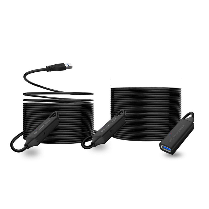 JMT-226186 USB 3.0 Male to Female Extension Cable - High-Speed Data Transmission, Available in 5m, 10m, 15m Lengths, PVC+ABS, 5.0Gbps Speed