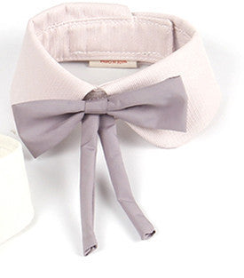 JMT-226634 Charming Pet Bow Tie Collar - British Style in Green with Red, Pink with Purple, White with Yellow