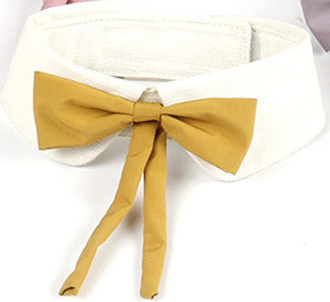 JMT-226634 Charming Pet Bow Tie Collar - British Style in Green with Red, Pink with Purple, White with Yellow