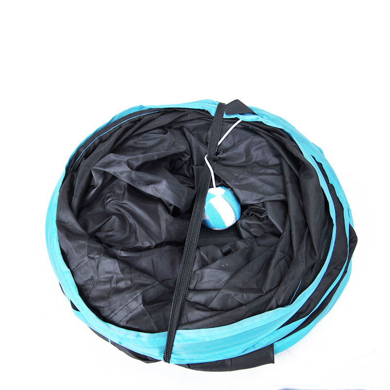 JMT-227146 Foldable Pet Channel for Cats and Small Dogs - Polyester Cloth with Four-Way Access