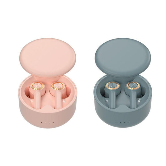 JMT-227146 True Wireless Bluetooth Headset with Heavy Bass, Stereo Sound, and Multi-Point Connection