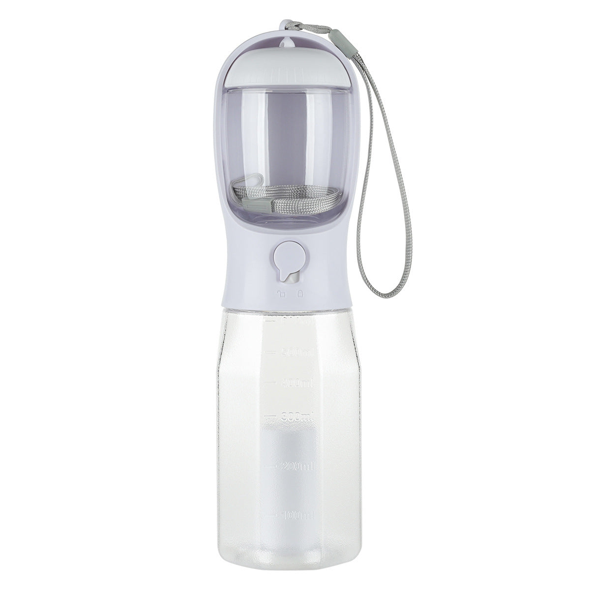 JMT-227338 3-in-1 Portable Pet Water Bottle and Food Feeder with Leak-proof Design and Poop Bag Dispenser