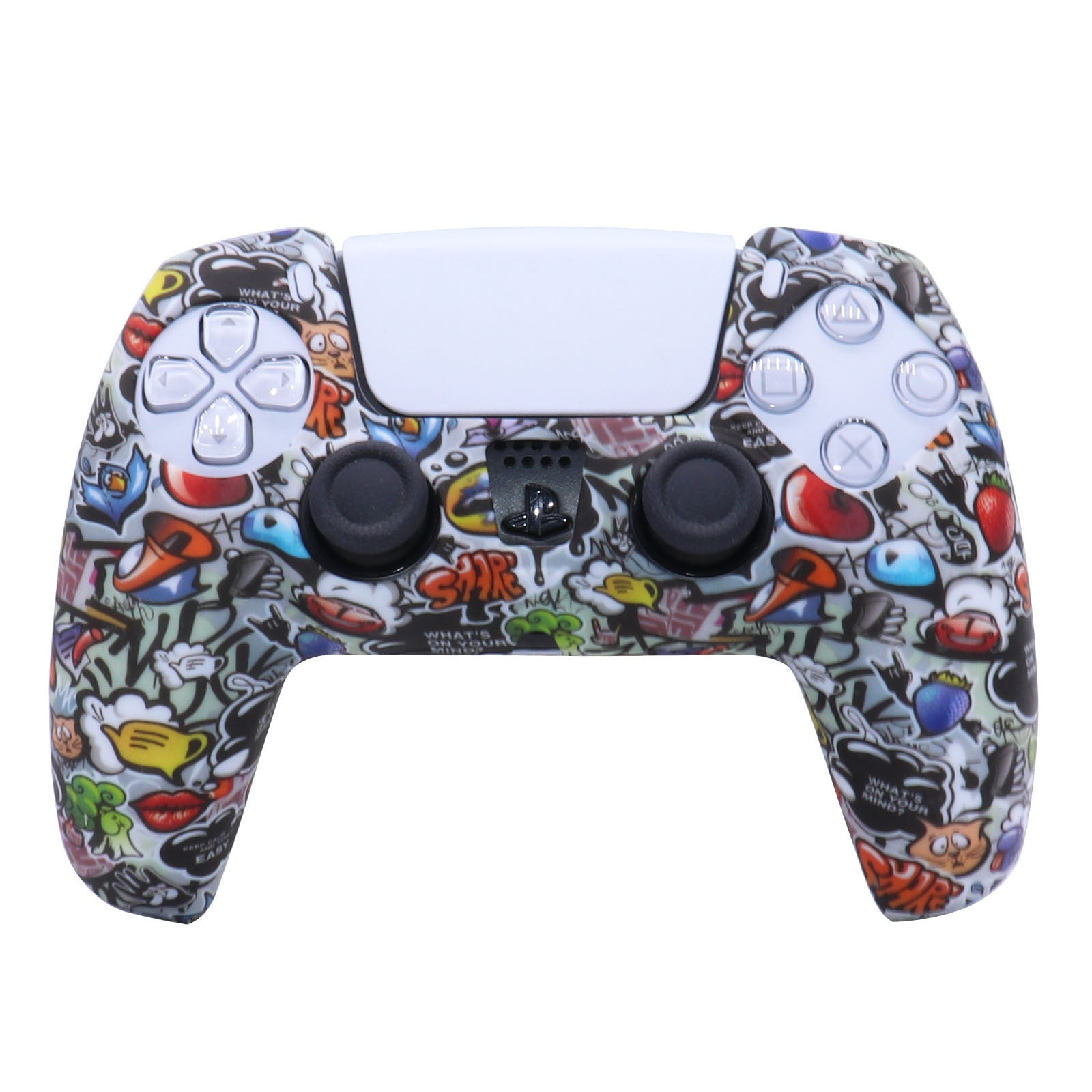 JMT-227786 PS5 Camouflage Silicone Skin for DualSense Controller with Thumb Grip Covers