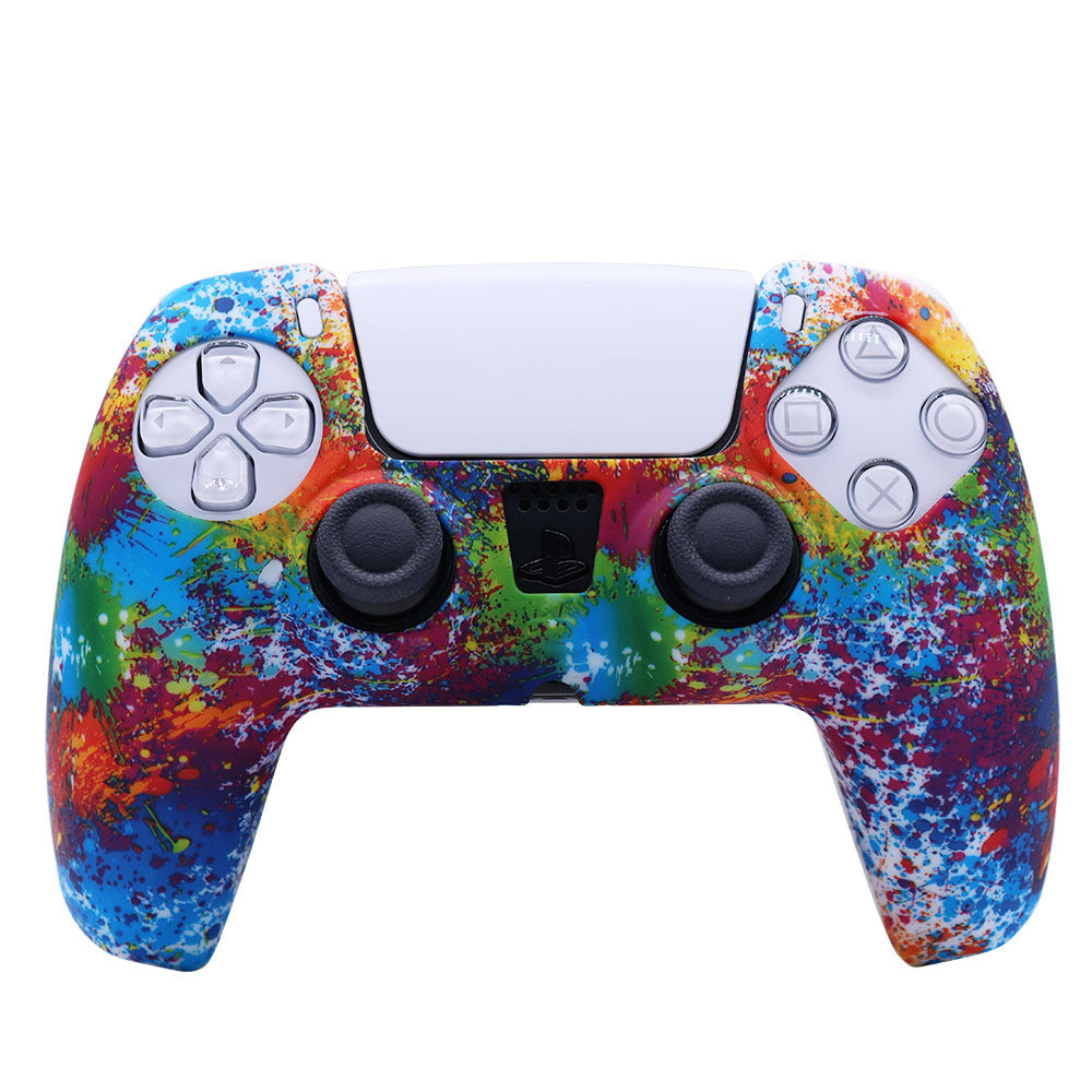 JMT-227786 PS5 Camouflage Silicone Skin for DualSense Controller with Thumb Grip Covers