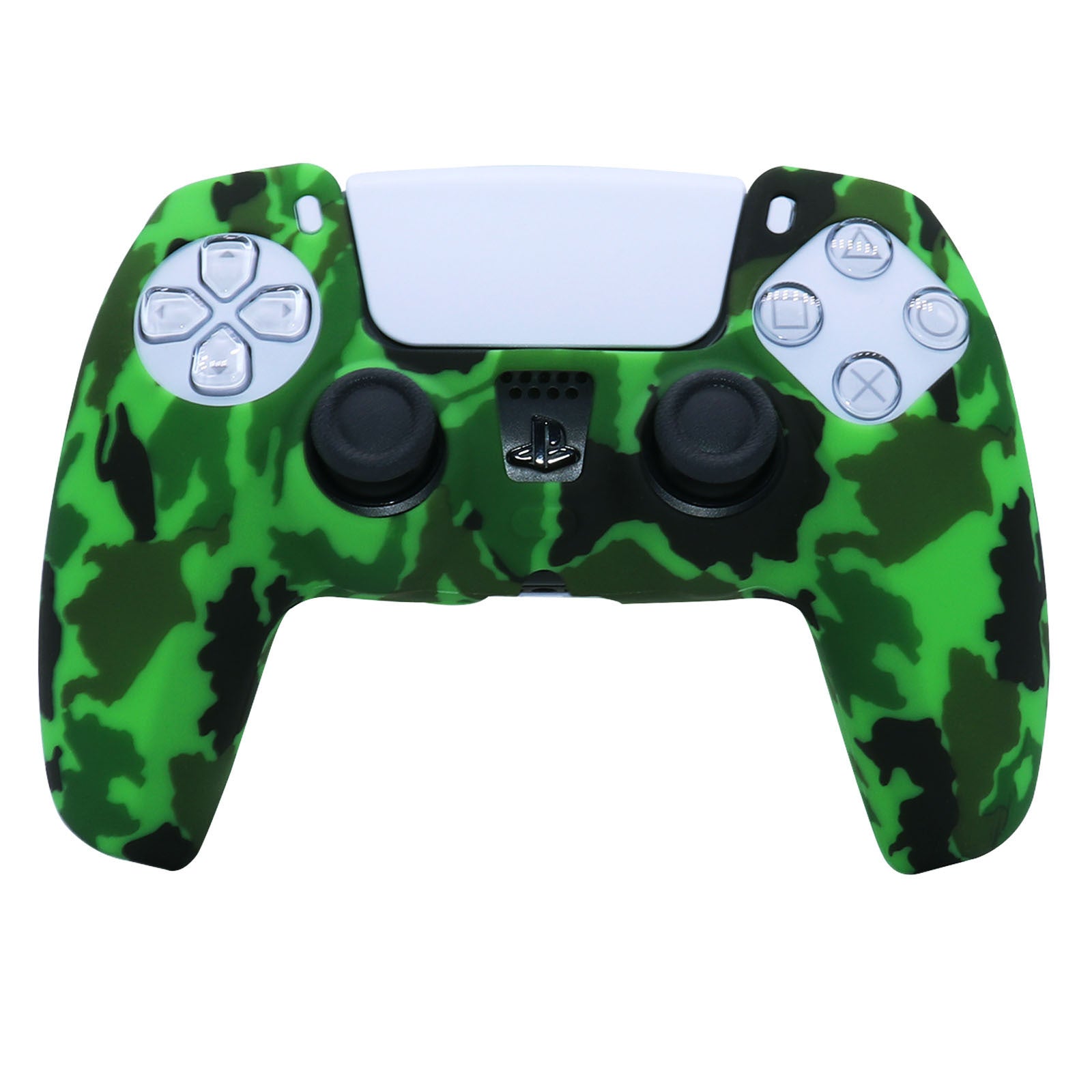 JMT-227786 PS5 Camouflage Silicone Skin for DualSense Controller with Thumb Grip Covers