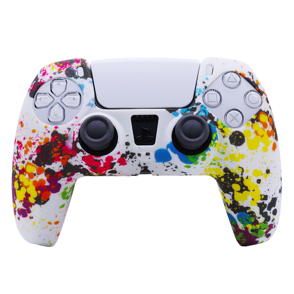 JMT-227786 PS5 Camouflage Silicone Skin for DualSense Controller with Thumb Grip Covers