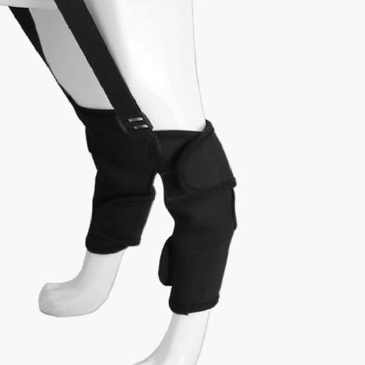 JMT-227786 Pet Leg Support Protective Cover - Cloth Traction Belt in Black, Available in Sizes S, M, L