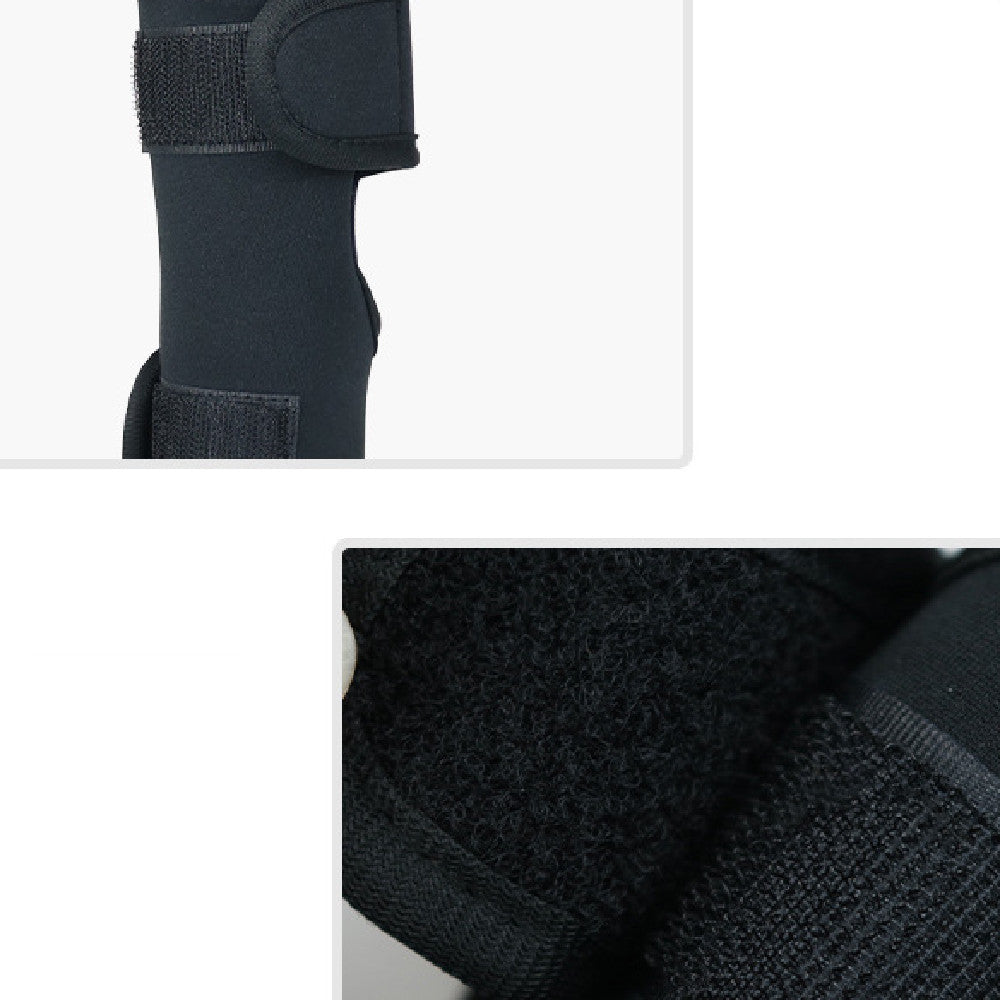 JMT-227786 Pet Leg Support Protective Cover - Cloth Traction Belt in Black, Available in Sizes S, M, L
