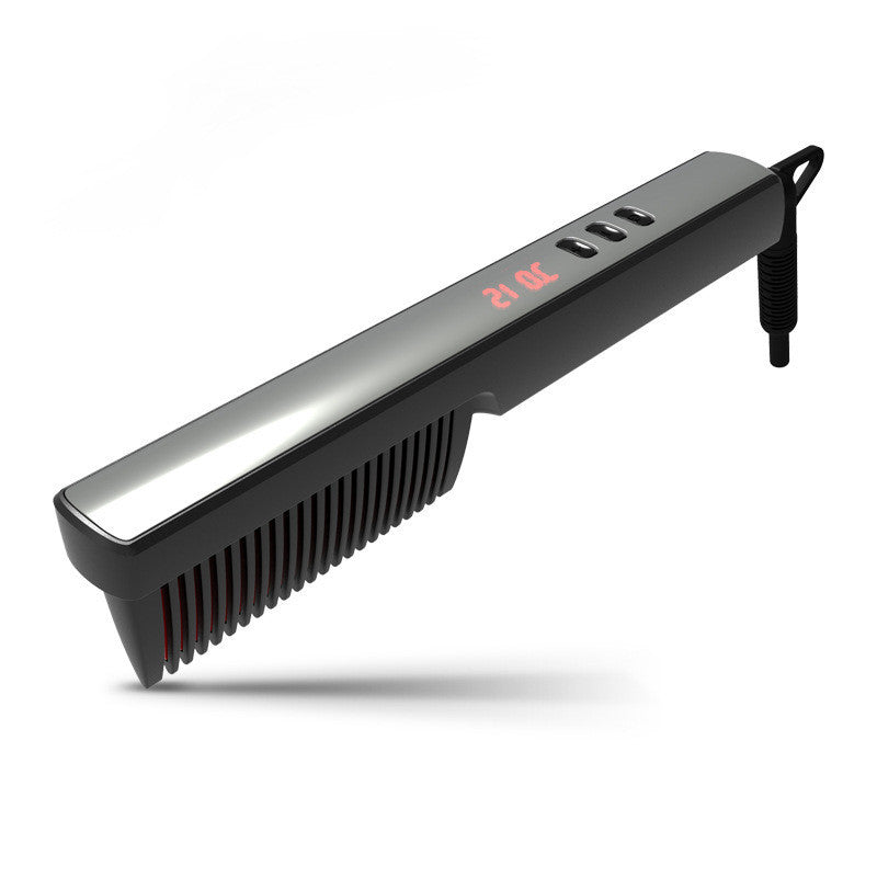 JMT-228298 LED Display Anion Hair Straightening Comb for Wet & Dry Hair with Adjustable Temperature