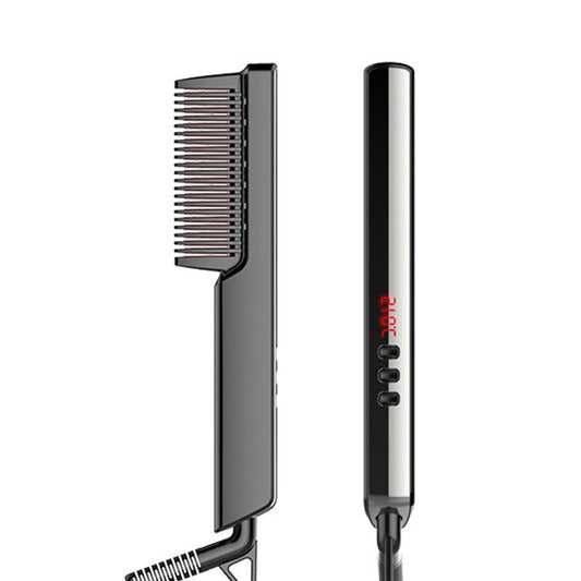 JMT-228298 LED Display Anion Hair Straightening Comb for Wet & Dry Hair with Adjustable Temperature