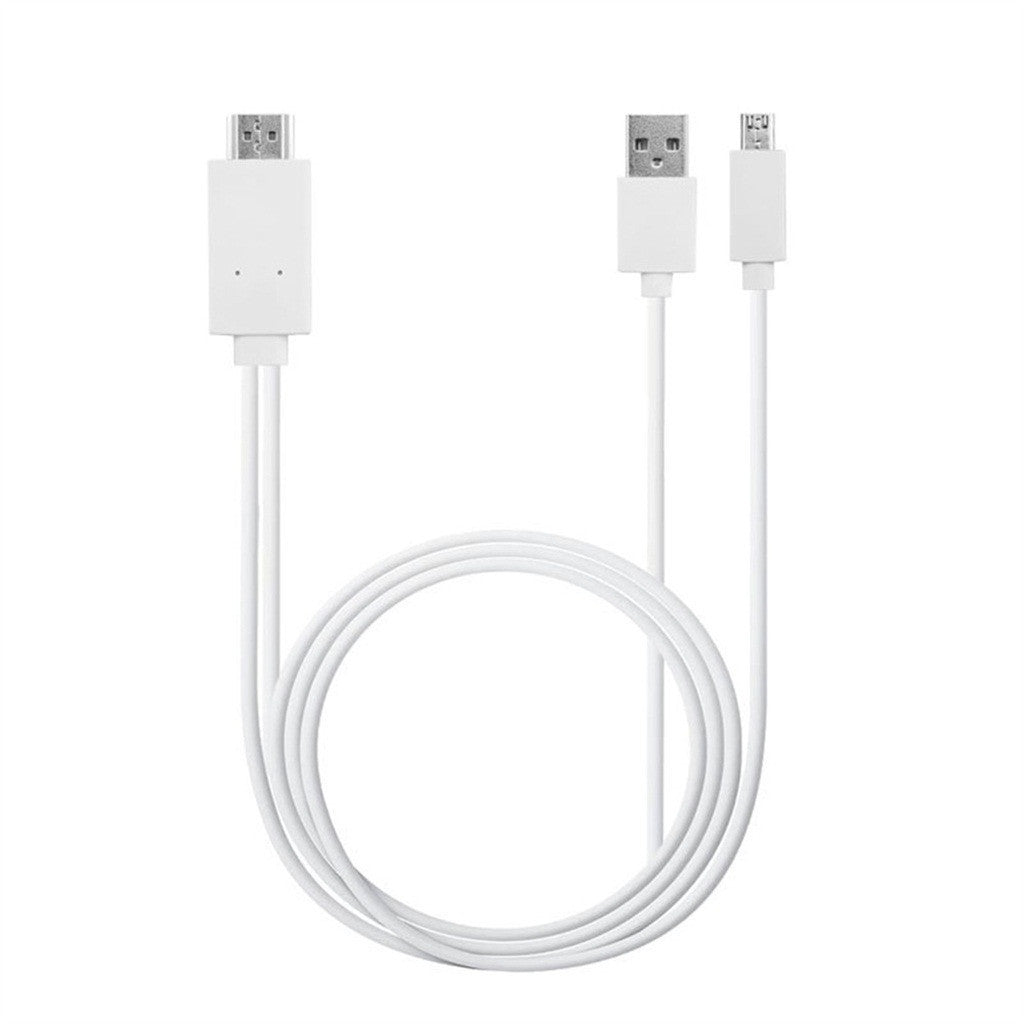 JMT-228490 2m HDMI Adapter Cable for Mobile Phone to TV HD Video Output - Available in White, Red, Black