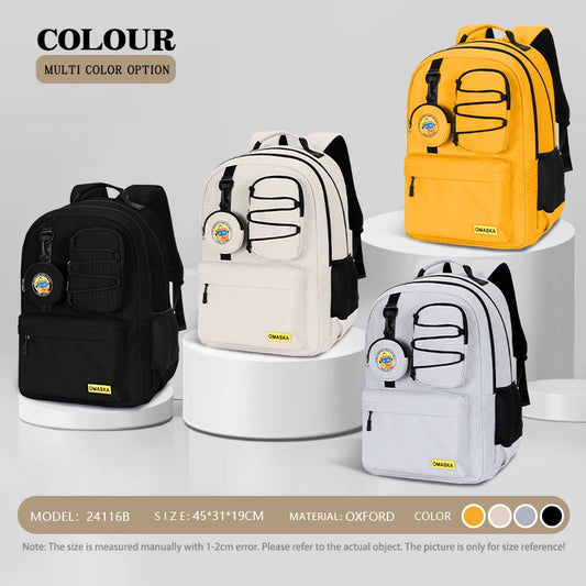 JMT-228490 Women’s 17-Inch College Laptop Backpack for Students with Multiple Compartments