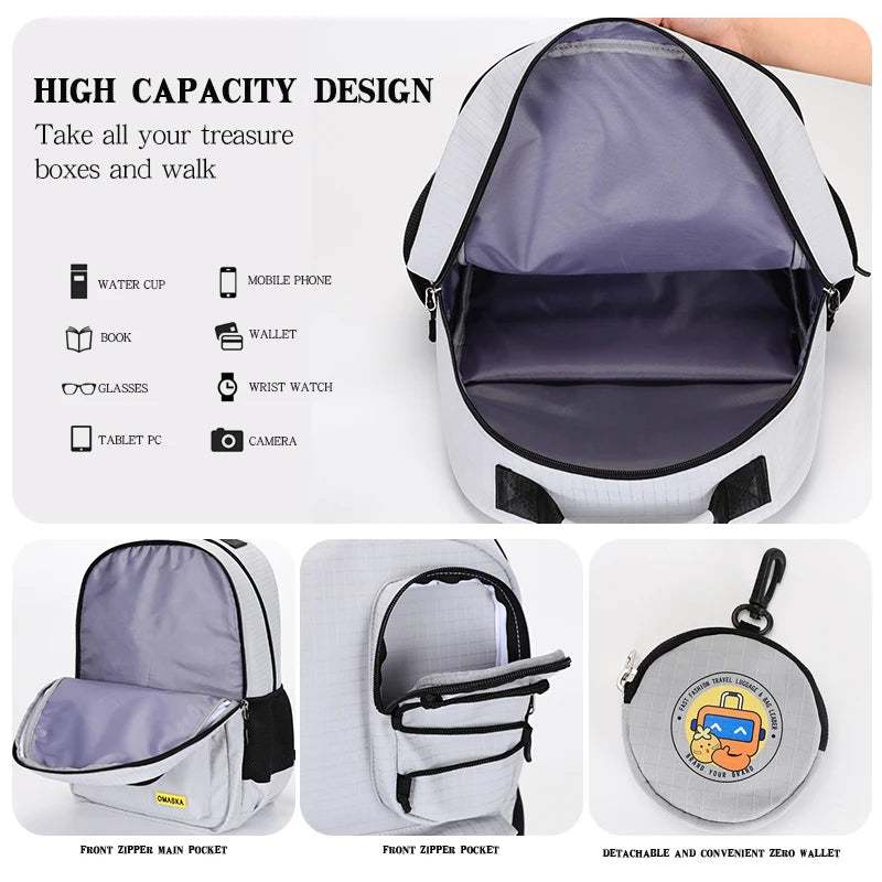 JMT-228490 Women’s 17-Inch College Laptop Backpack for Students with Multiple Compartments