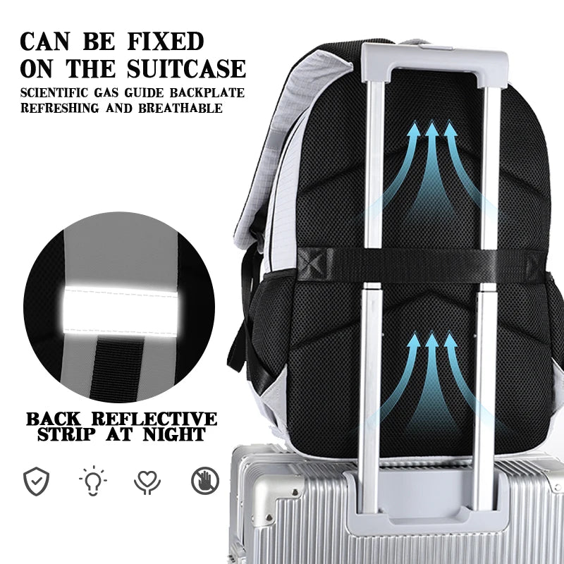 JMT-228490 Women’s 17-Inch College Laptop Backpack for Students with Multiple Compartments