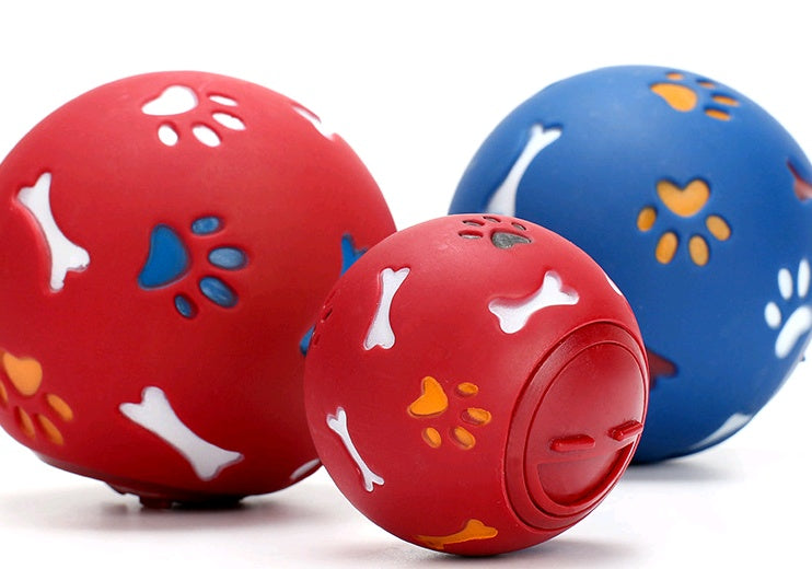 JMT-228618 Multicolor Rubber Puzzle Ball for Medium and Large Dogs - Interactive Pet Toy