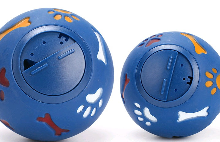 JMT-228618 Multicolor Rubber Puzzle Ball for Medium and Large Dogs - Interactive Pet Toy