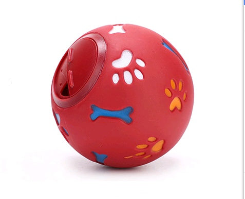 JMT-228618 Multicolor Rubber Puzzle Ball for Medium and Large Dogs - Interactive Pet Toy
