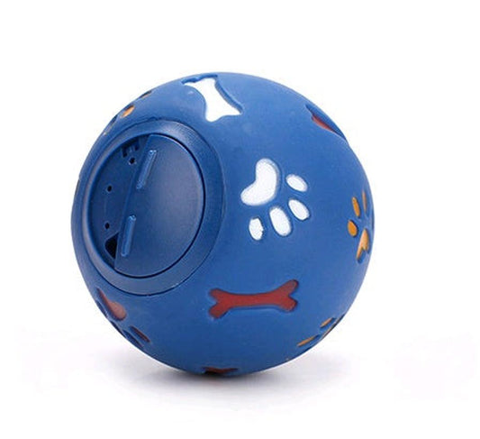 JMT-228618 Multicolor Rubber Puzzle Ball for Medium and Large Dogs - Interactive Pet Toy