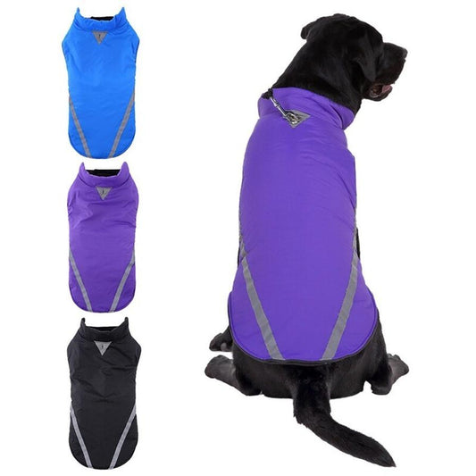 JMT-228938 Comfortable Cotton Hooded Jacket for Large Dogs – Sizes S to 2XL