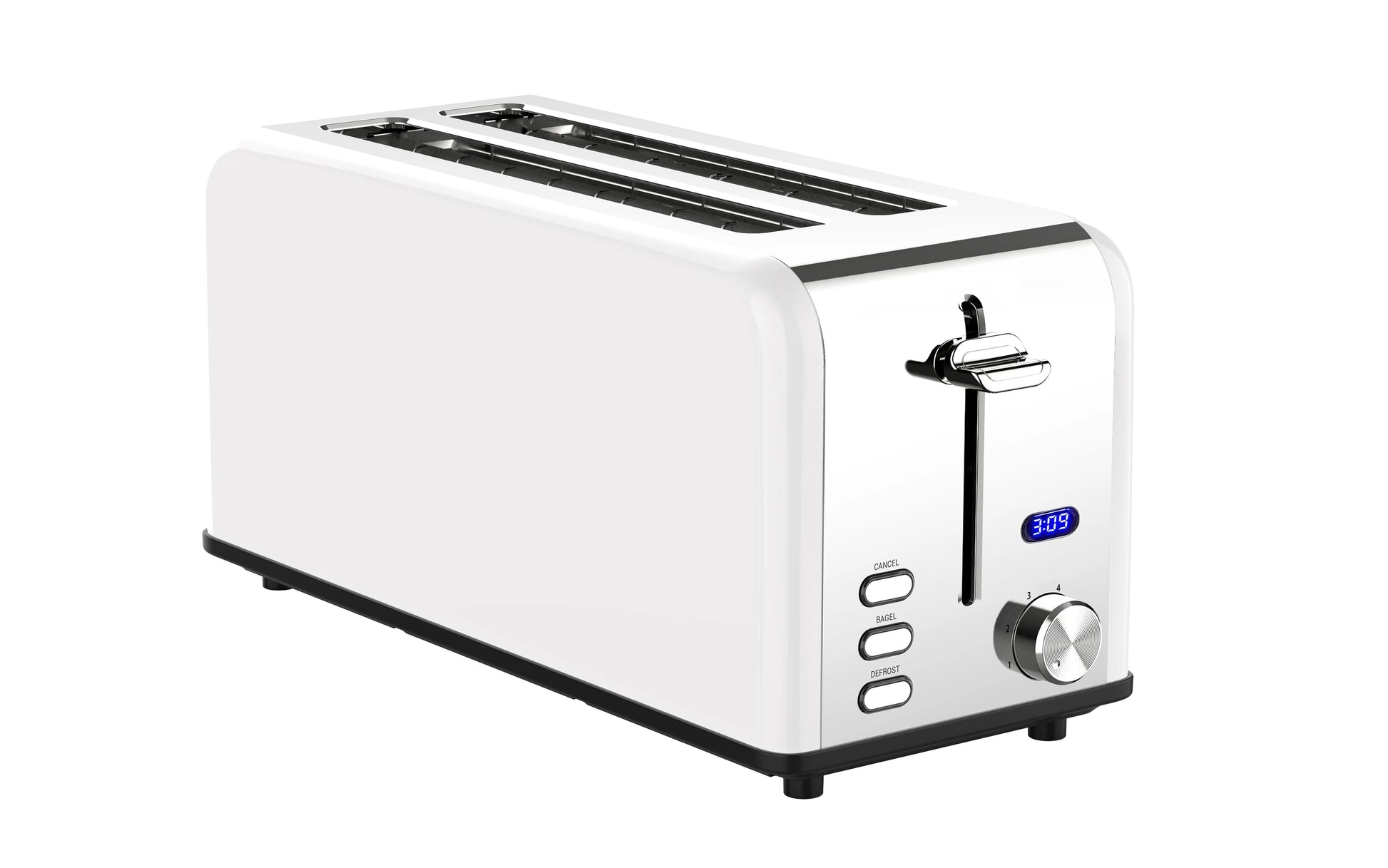 JMT-229130 4-Slice Electric Toaster with Smart Touch Screen and Dust Cover for Modern Kitchens