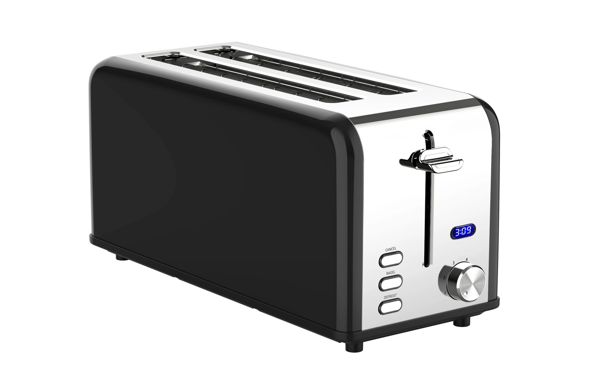 JMT-229130 4-Slice Electric Toaster with Smart Touch Screen and Dust Cover for Modern Kitchens