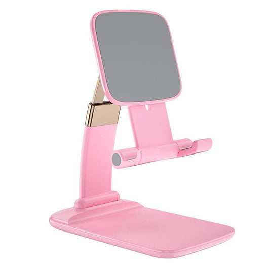 JMT-229322 Adjustable Lazy Mobile Phone Holder for Desktop - Zinc Alloy and Plastic Models in Multiple Colors