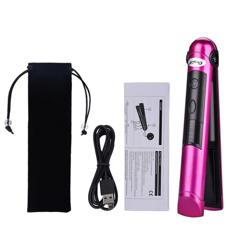 JMT-229450 Portable Wireless Hair Straightener with USB Charging and Temperature Control