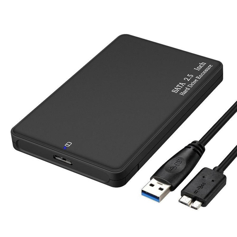 JMT-229578 2.5 Inch USB 3.0 External Hard Drive Enclosure for SATA SSD and Mechanical Drives, Supports Up to 2TB