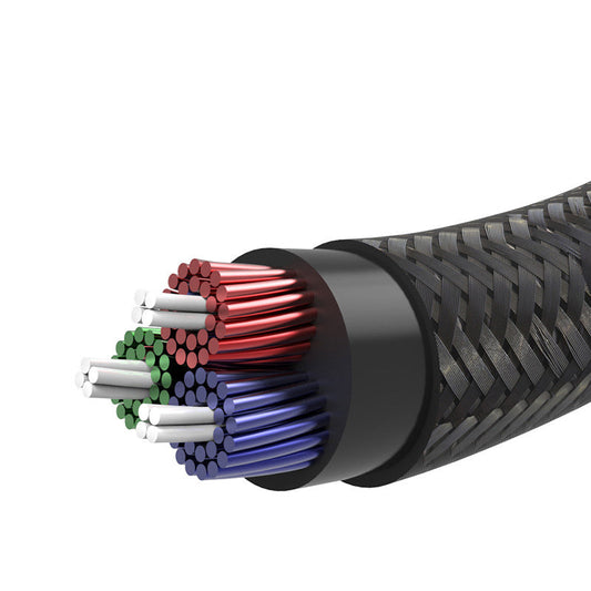 JMT-229642 Headphone Extension Cable - Gold-Plated Audio Cord in Various Lengths (0.5m to 5m)