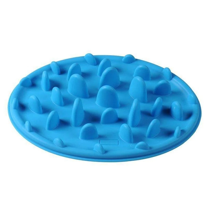 JMT-229642 Slow-Feeding Silicone Bowl for Cats and Small Dogs - Engaging Indoor Feeder for Healthy Eating and Mental Stimulation
