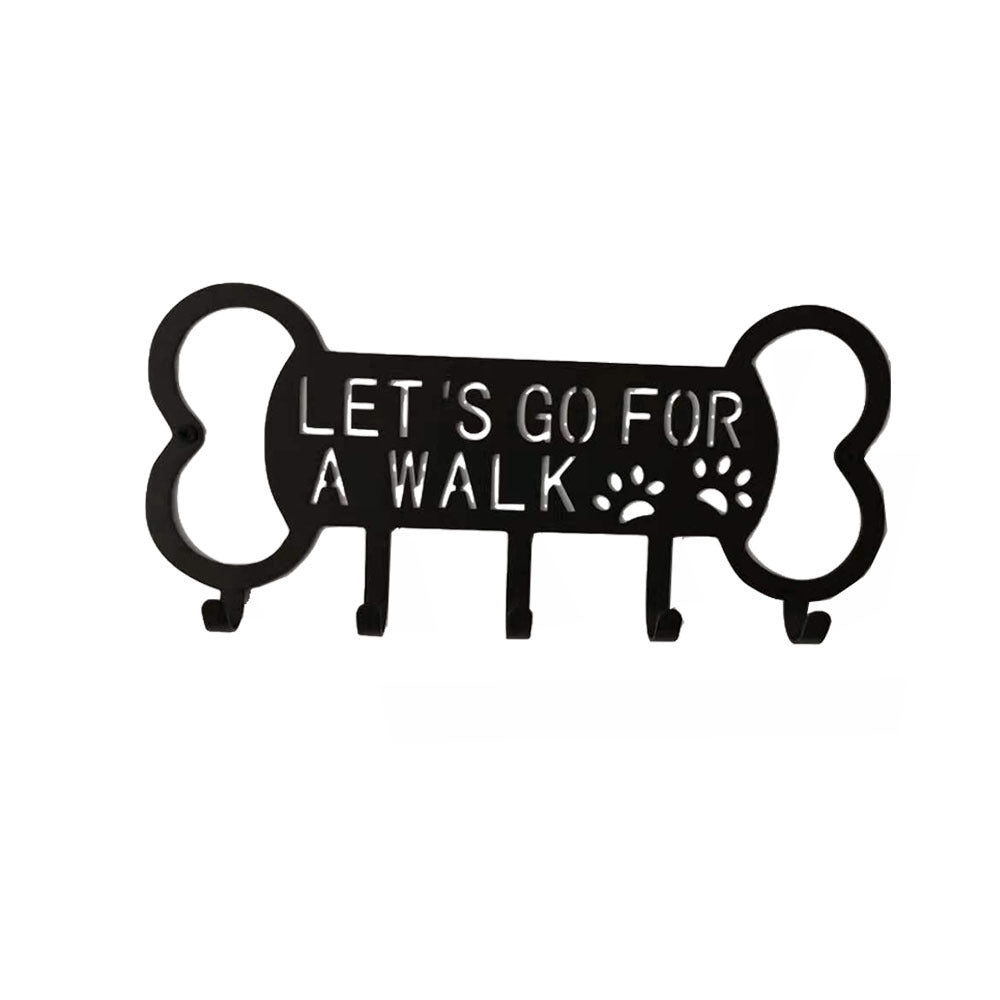 JMT-229962 Perforated Iron Coat Hook with Multiple Rows for Pet Apparel and Accessory Storage