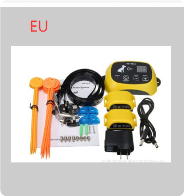 JMT-230282 Wireless Dog Containment Fence System - Portable Electronic Safety Barrier for Dogs Up to 500 Meters