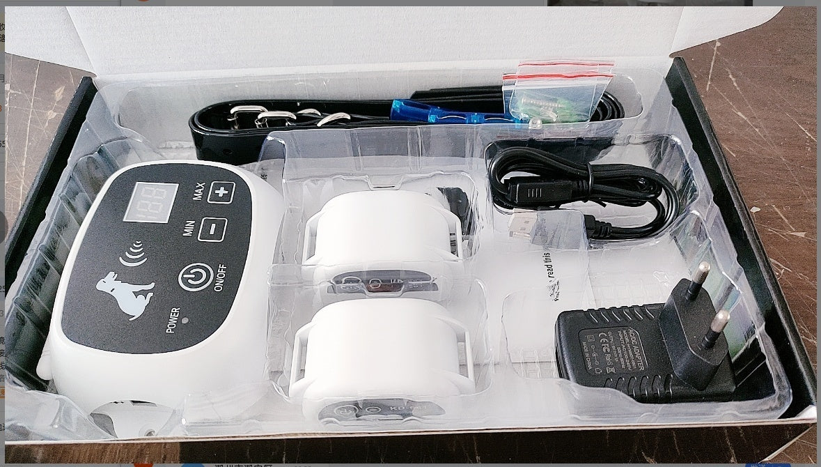 JMT-230282 Wireless Dog Containment Fence System - Portable Electronic Safety Barrier for Dogs Up to 500 Meters