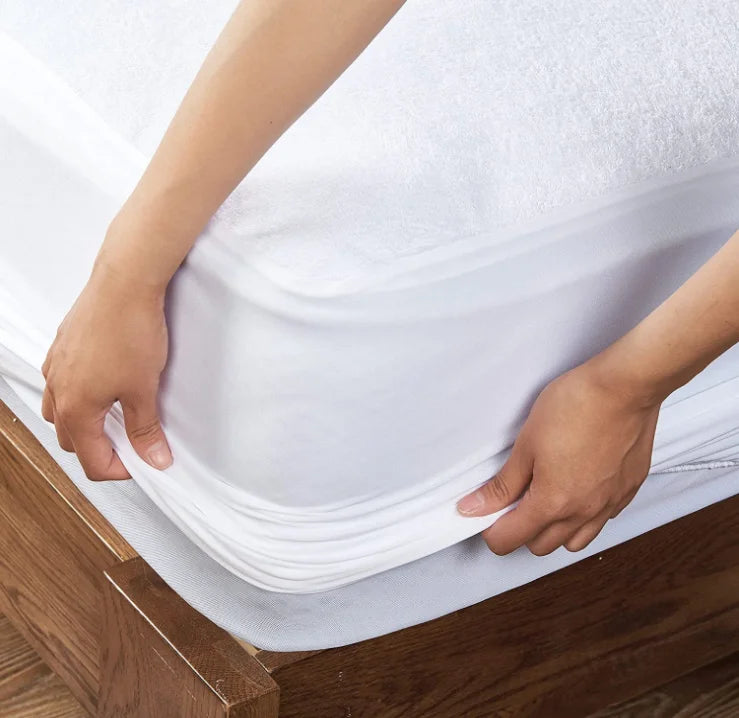 JMT-230538 Quilted Waterproof Mattress Protector with Zipper for Baby Crib – Bed Bug Resistant and Washable