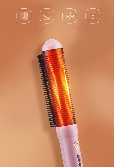 JMT-230602 Ladies Anti-Static Hairdressing Comb with Tourmaline Ceramic Heat Technology
