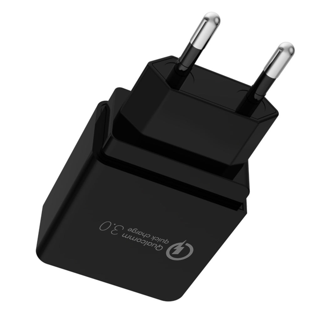 JMT-231306 QC3.0 Fast Charger | Fireproof PC Material | AC100-240V Input | Dual Output 2.4A