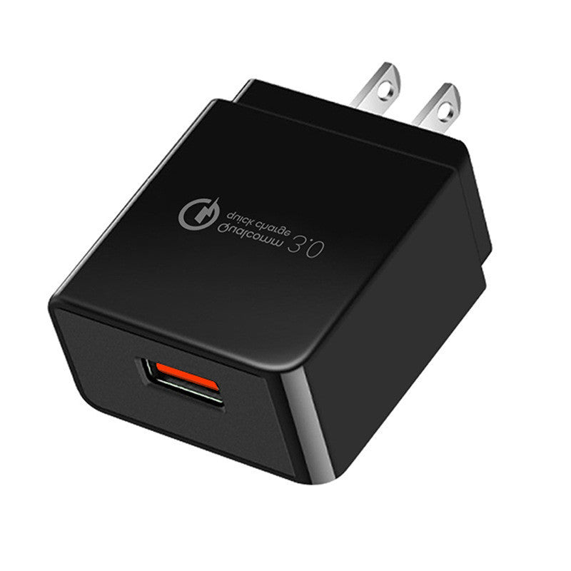 JMT-231306 QC3.0 Fast Charger | Fireproof PC Material | AC100-240V Input | Dual Output 2.4A