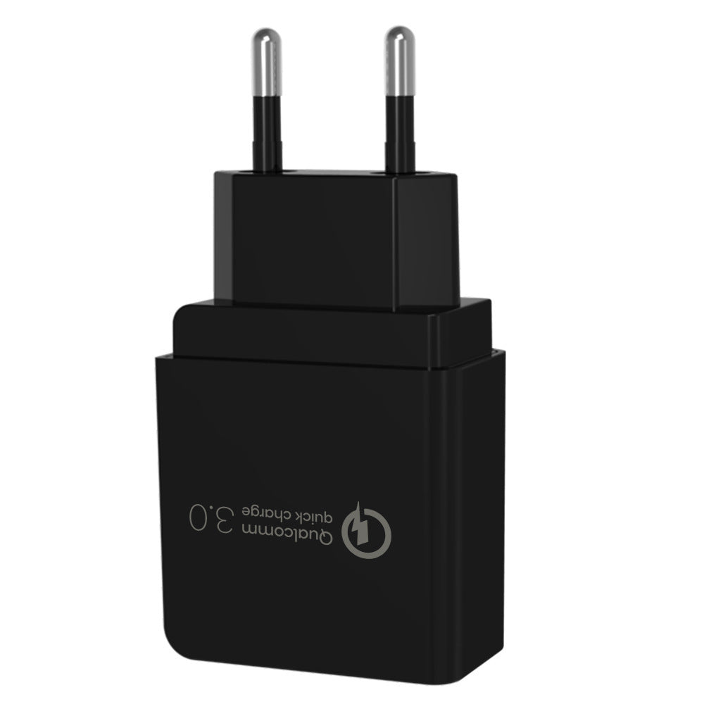 JMT-231306 QC3.0 Fast Charger | Fireproof PC Material | AC100-240V Input | Dual Output 2.4A