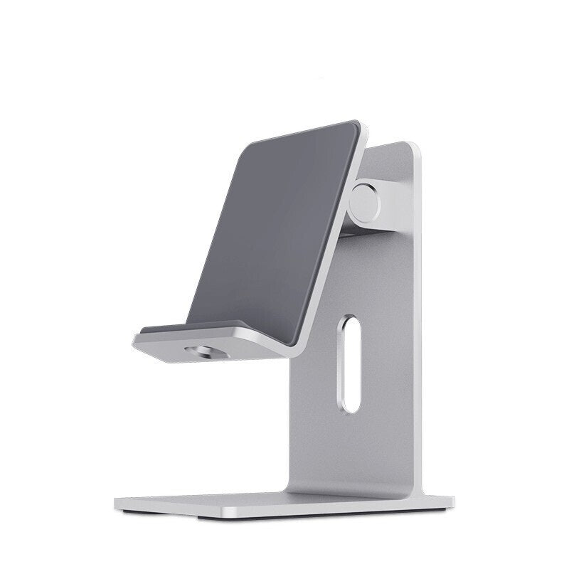 JMT-231626 Adjustable Mobile Phone and Tablet Holder for Desktop - Compatible with iPhone and 11 Inch Tablets - Sleek Alloy Design