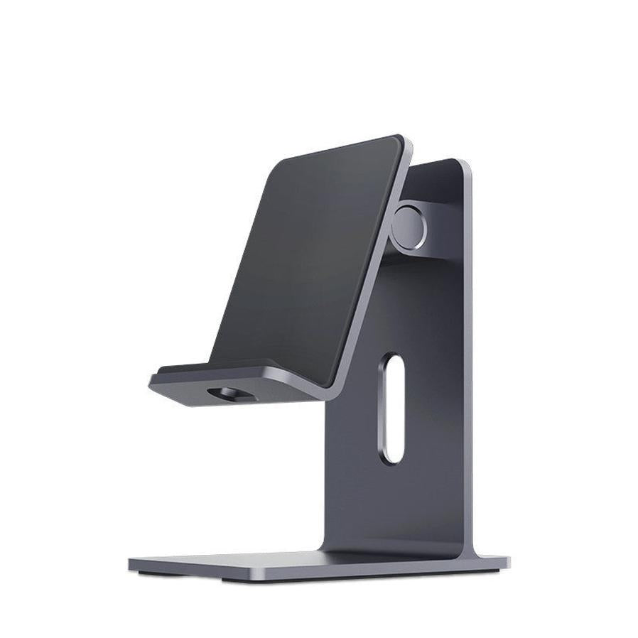 JMT-231626 Adjustable Mobile Phone and Tablet Holder for Desktop - Compatible with iPhone and 11 Inch Tablets - Sleek Alloy Design