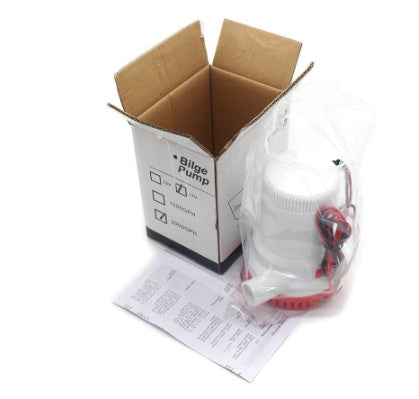 JMT-231946 DC Mini Submersible Bilge Pump for Marine Water Removal