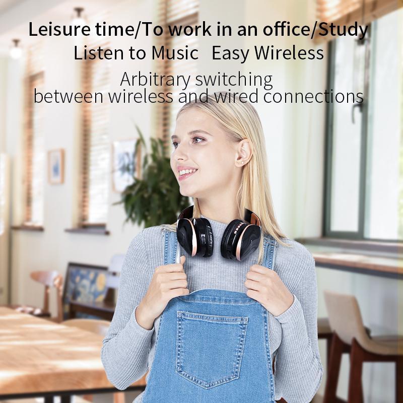 JMT-232266 HobbyLane Wireless Bluetooth Headset with 40mm Drivers and 20Hz-20kHz Frequency Range