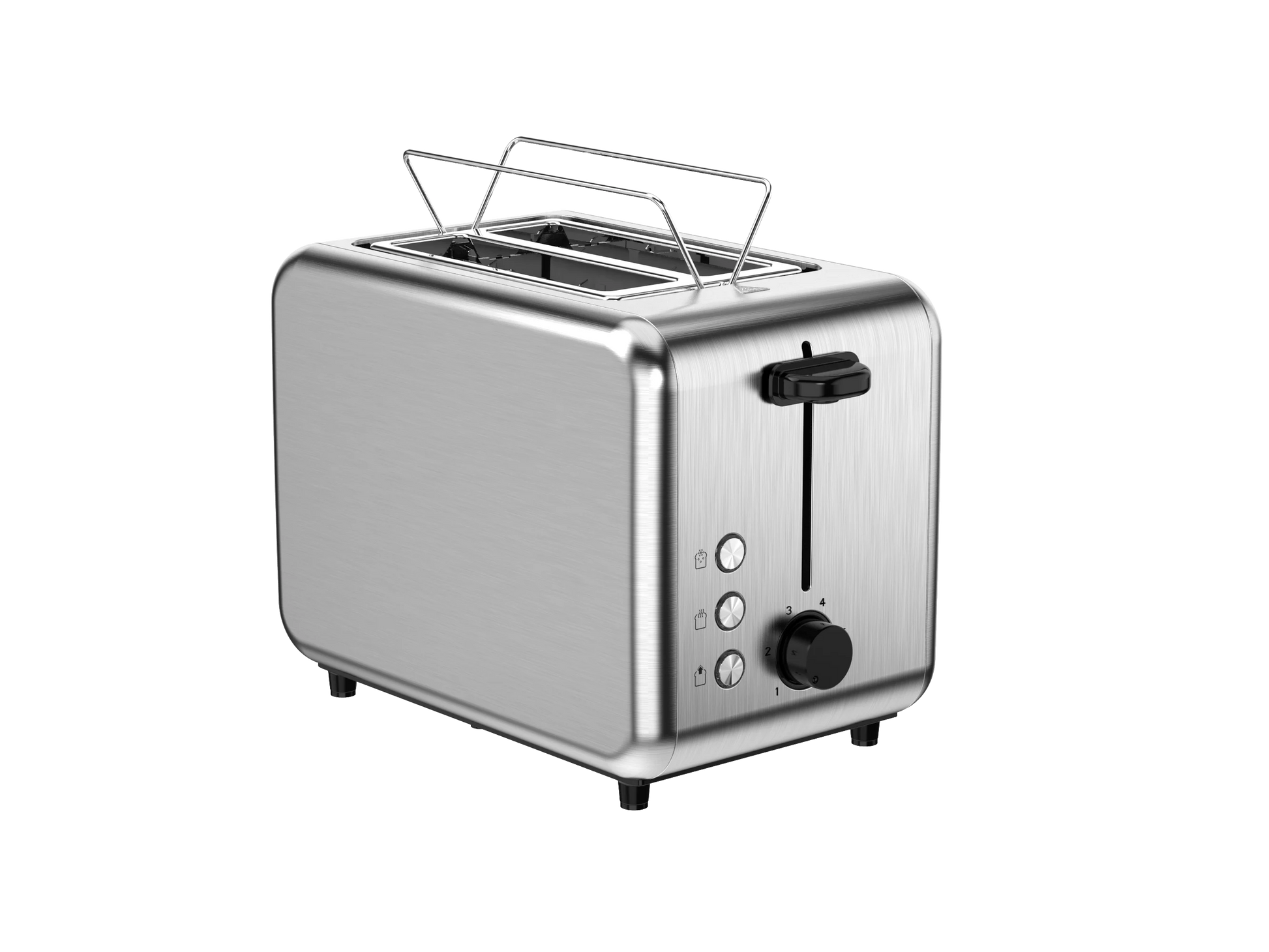 JMT-232586 Stainless Steel Electric Pop-Up Toaster for Bread and Sandwiches