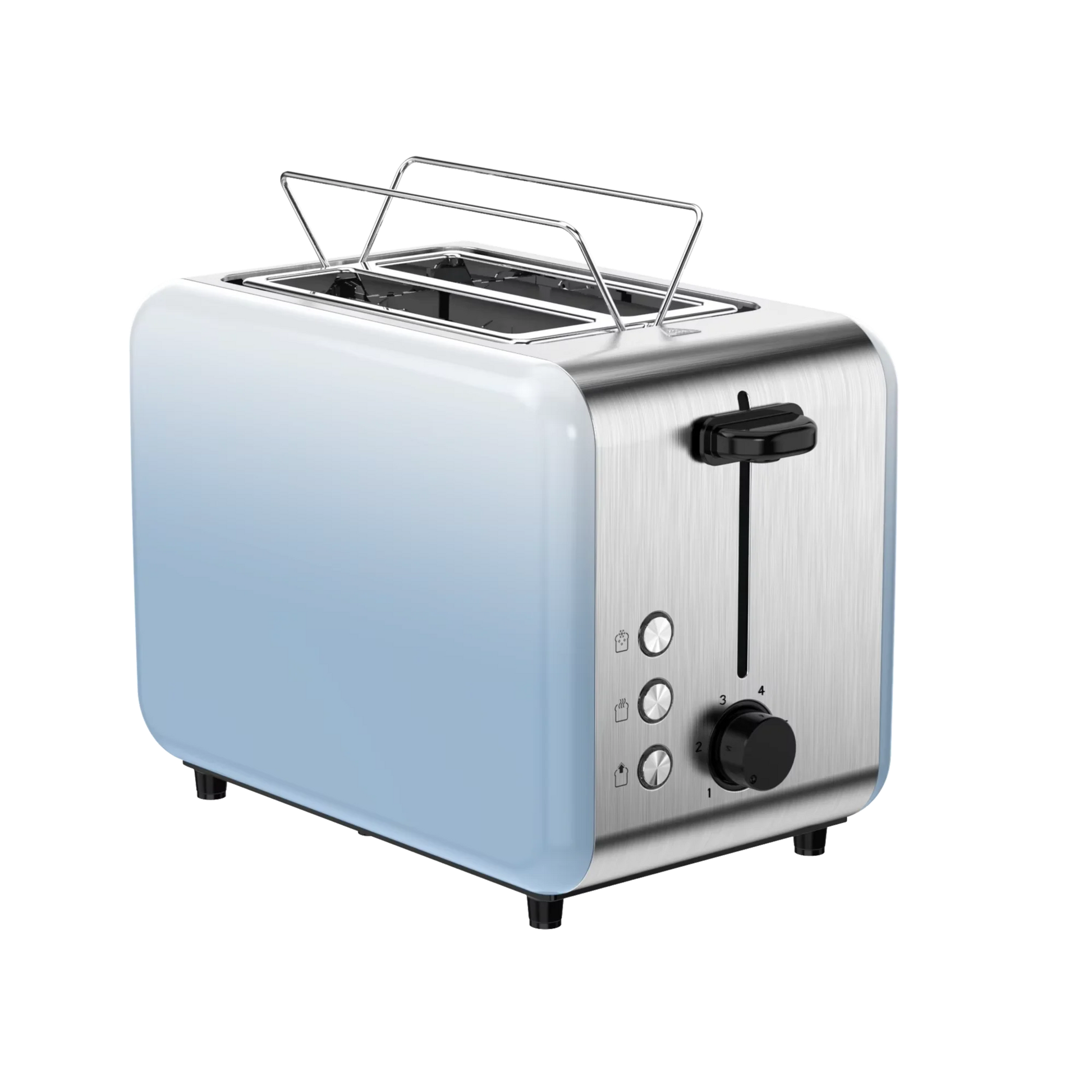 JMT-232586 Stainless Steel Electric Pop-Up Toaster for Bread and Sandwiches