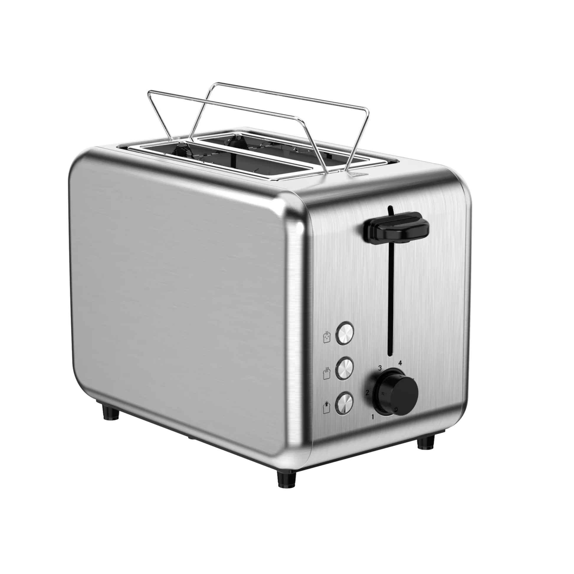 JMT-232586 Stainless Steel Electric Pop-Up Toaster for Bread and Sandwiches