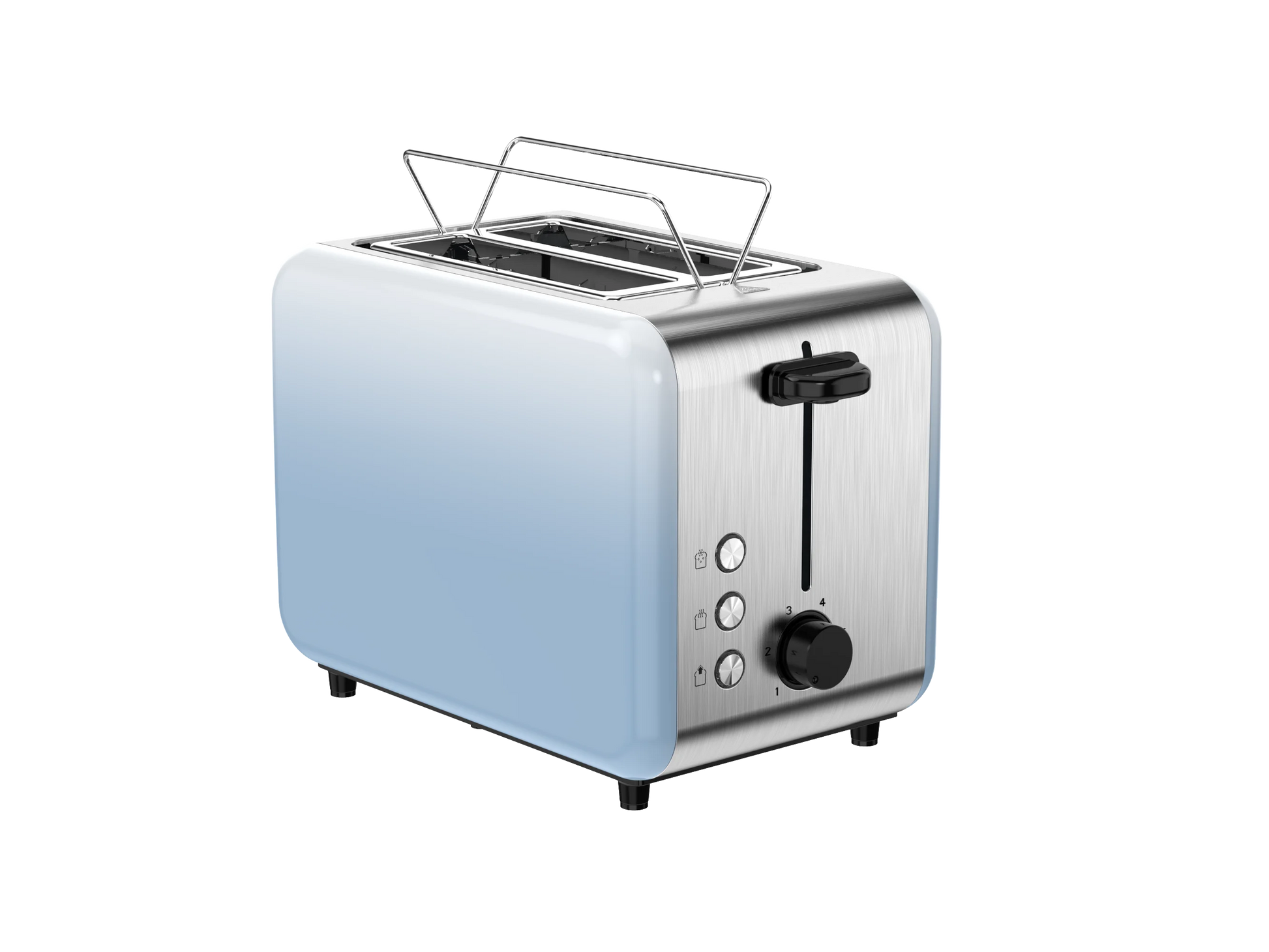 JMT-232586 Stainless Steel Electric Pop-Up Toaster for Bread and Sandwiches