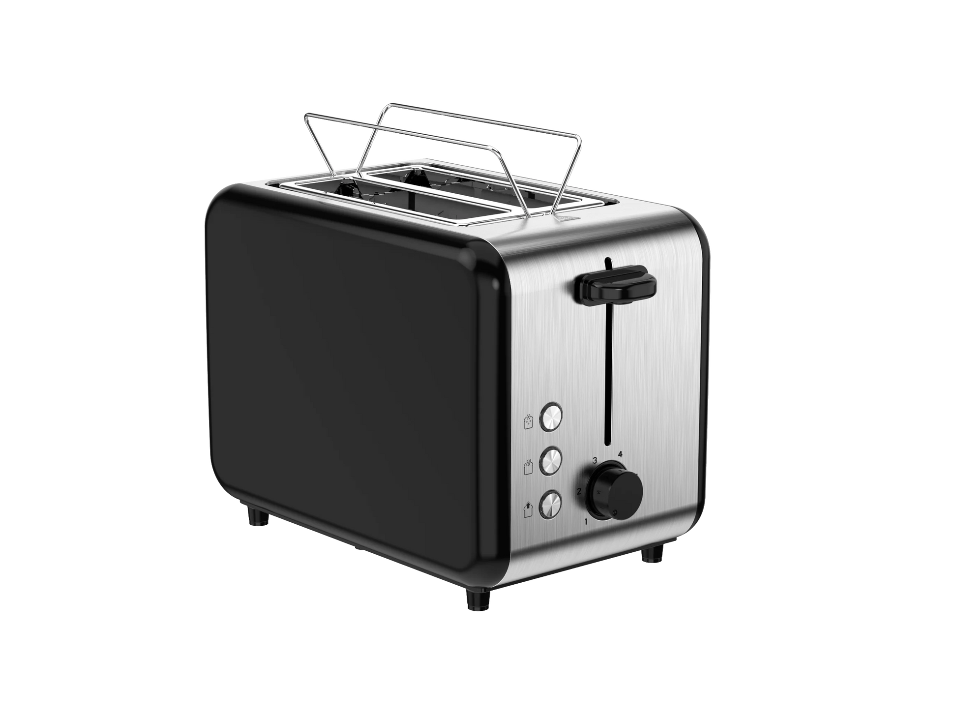 JMT-232586 Stainless Steel Electric Pop-Up Toaster for Bread and Sandwiches